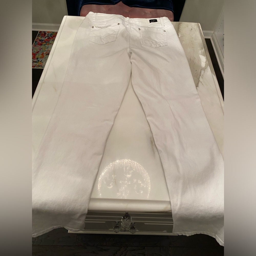Earl Jeans Women's Skinny Jeans in White - Picture 2 of 7